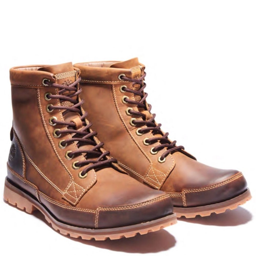 NEW TIMBERLAND MEN'S LEATHER 6IN BOOT - Picture 4 of 4